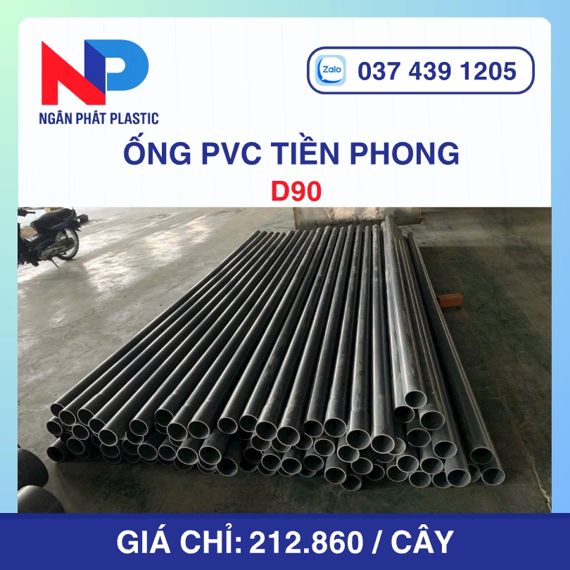 Ống PVC D90 Nhựa Tiền Phong